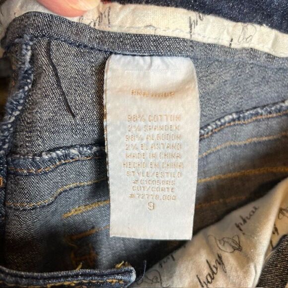 Baby Phat Vintage Retro Women's Cropped Carpenter Jeans with Gold Detail Size 9 - Picture 9 of 10